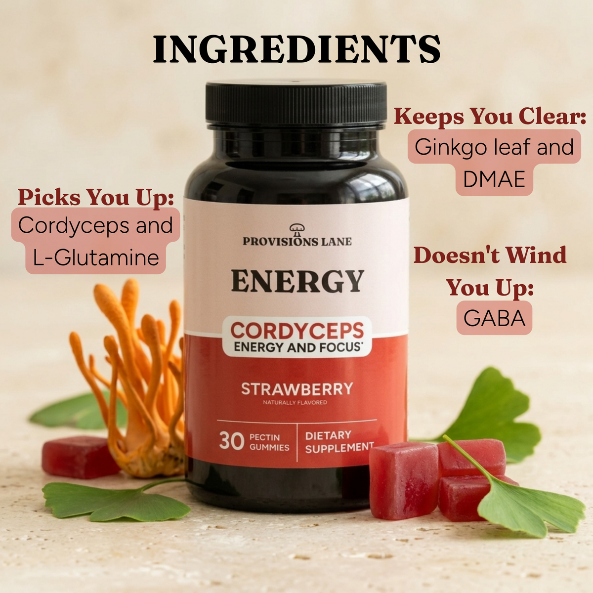 Energy Mushroom Gummies